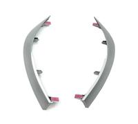 Car instrument panel For Toyota For Corolla For Altis 1Set Center Air Vents Chrome Trim Strip Dashboard Lower+Upper Trim Cover Silver Grey Center console vents