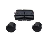 Car instrument panel For Toyota For yaris 2008 2009-2013 Central instrument panel air conditioning vent grille Center console vents(3 pcs1)