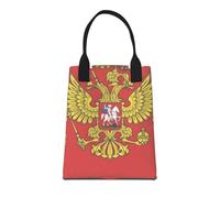 Car Insulated Kids Russia National Emblem Lunch Bag Truck Large Thermal Cooler Bag for Boy Picnic School Lunch Box Tote Russia National Emblem