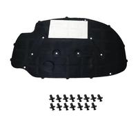 Car Insulation Cover Compatible with VW for Golf 5 Mk5 1K 2004 2005 2006 2007 2008 Car Hood Thermal Lining Engine Insulation Cotton Soundproof Mat Accessories(Small Aluminum foil)