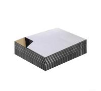 Car Insulation Pad 250x180x5mm Soundproofing Cushions for Trunk Door Hood, Self-Adhesive Fireproof Moisture-Proof Rubber and Plastic, 20 Pcs