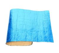 Car Insulation Pad Heat Sound Deadening Mat for Hood and Trunk | Rubber Aluminium Foil, Self Adhesive Surface, Vibration Damping, for Engine Bay Body Panels and Roof Headliner