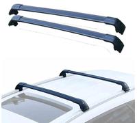 Car Integrated Railing Bar 2Pcs Roof Bars Aluminum Alloy Side Bars Cross Rails Roof Rack Luggage For GENESIS For GV80 5-dr SUV 2020-
