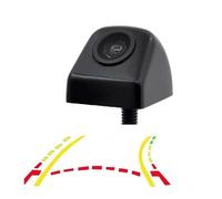 Car Intelligent Dynamic Trajectory Moving Guide Parking Line Rear View Reverse Backup Tracks Camera fits for DVD Monitor Waterproof（Silver)(Black)