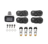 Car Intelligent Tire Pressure Monitoring System Real Time Monitoring With 4 Internal Sensors Intelligent Design For Cars Such As Minibus Pickup SUV And Car Suitable For 12V
