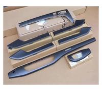 Car Interior 7-piece Set Real Carbon Fiber Trim Interior Panel Shift Panel Trim Strip Central Control Panel For S4 2017-2024 Mouldings(B 7 piece)