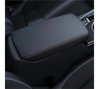 Car Interior Accessories Central Armrest Storage Box Leather Protective Cover Pad For Civic 11th Gen(Black black line)