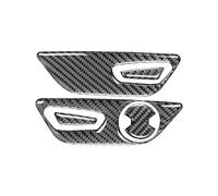 Car Interior Accessories Compatible With For Mustang GT 2015-2021 Car Accessories Interior Seat Adjust Button Panel Frame Trim Cover Sticker Decor(Left-hand drive)