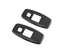 Car Interior Accessories Compatible With Land For Rover For Defender 2020 2021 2022 2023 2pcs Interior Car Seat Back Port Panel Frame Trim Accessories(Carbon Fiber)