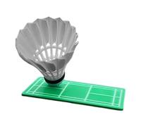 Car Interior Accessories | Decorative Badminton Shuttlecock Model | 360-Degree Moving Badminton Shuttlecock | for Pickup Bedroom Living Rooms Bedside Vehicles RV Truck Sedan