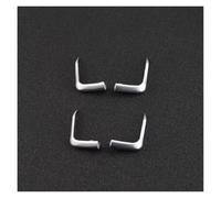 Car Interior Accessories For A3 8V 2014-2020 Door Window Glass Switch Buttons Decoration Frame Covers Trim(Silver 4 pcs)