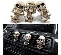 Car Interior Accessories for Auto Air Freshener Vent Clips Conditioner Outlet Perfume Clip Automotive Air Conditioner Dashboard Decorations Offices Home Halloween Ornament Goth Gifts for Men Women