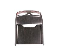 Car Interior Accessories For Benz For E Class W213 2016-2019 / ABS Carbon Fiber Style Car Rear Row Armrest Box AC Vent Cover(Oak Wood Grain)