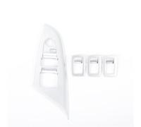 Car Interior Accessories For BMW X3 X4 F25 F26 2011-2017 / Car Window Glass Lifting Switch Buttons Frame Decoration Cover Trim Auto Accessories(Silver)
