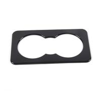 Car Interior Accessories For Jaguar For F-Pace XF/ABS Car Water Cup Holder Cover Trim Car Rear Seat Frame Decal(Piano black)