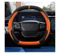 Car Interior Accessories Fur Car Steering Wheel Cover For PUMA For Gen-E For ST-Line 2024 2025 Steering Wheel Protector(Double D Orange)