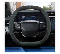 Car Interior Accessories Fur Car Steering Wheel Cover For PUMA For Gen-E For ST-Line 2024 2025 Steering Wheel Protector(Double D Black Green)