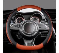 Car Interior Accessories Steering Wheel Cover MicroFiber Leathe Non-slip For Suzuki For Swift Dzire 2017-2023 Auto Accessories Styling(Brown)