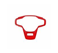 Car Interior Accessories Steering Wheel Panel Decoration Cover For Ford For Bronco 2021 2022 2023 GNITRIMS(Red)
