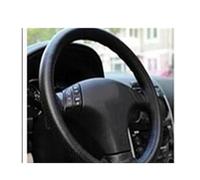 Car Interior Accessories Universal 37-38cm Car Steering Wheel Braid Cover Needles And Thread Hand-stitched Black Car Accessories Wheel Sleeve Protector
