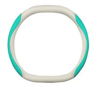 Car Interior Accessory Car Steering Wheel Cover For PUMA 2024 2025 Steering Covers(Leather White Green embossing)