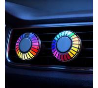 Car Interior Ambient Lights for Audi A1 A3 A4 A5 A6 A7 A8 E-tron GT, RGB Music Sync Sound Control Lamp with Magnetic Mount, Rechargeable LED Mood Light for Car Decoration,2pcs