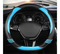 Car Interior Anti-slip Steering Wheel Protection Cover Accessories For Jetta For Tiguan For Caddy IV For Polo 2015-2021 Auto Accessories Styling(Blu)