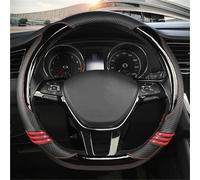 Car Interior Anti-slip Steering Wheel Protection Cover Accessories For Jetta For Tiguan For Caddy IV For Polo 2015-2021 Auto Accessories Styling(Black)