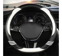 Car Interior Anti-slip Steering Wheel Protection Cover Accessories For Jetta For Tiguan For Caddy IV For Polo 2015-2021 Auto Accessories Styling(Bianco)