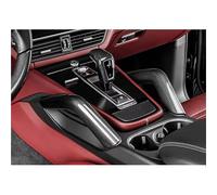 Car interior armrest Carbon Fiber Door Handle Protective Cover Panel Compatible With Porsche For Cayenne 955 044 501 44 2011 2012 2013 2014 2015 2016(Central Cayenne11-17)