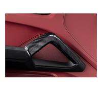 Car interior armrest Carbon Fiber Door Handle Protective Cover Panel Compatible With Porsche For Cayenne 955 044 501 44 2011 2012 2013 2014 2015 2016(Front Cayenne 11-17)