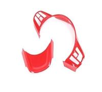 Car Interior Auto Accessories ABS Carbon Fiber Style Steering Wheel Trim Cover Frame Stickers For Toyota For GR For Supra MK5 A90 A91 2019-2022(C)