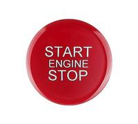 Car Interior Button Decal Compatible With Alfa For Romeo For Giulia For Stelvio Automotive Interior Stickers Car Engine Start Stop Push Button Cover Trim Car Decoration (Color : A)