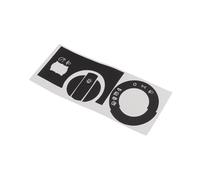 Car interior button repair Compatible With A2 1996-2003 1Set Stickers Repair The Lights Switch On You With Centre Button Decal Sticker Modification Accessories