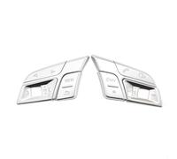 Car Interior Button Stickers Compatible with for A3 2018 Year Car Steering Wheel Buttons Trim Cover Stickers