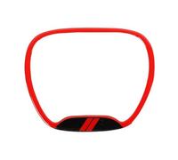 Car Interior Car Central Ring For Steering Wheel Trim For Cover For Dodge For Challenger For Charger 2015 For Durango Accessories Interior(Red)