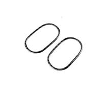 Car Interior Car Dashboard Side Air Outlet Vent Cover Carbon Fiber Accessories Car Sticker Interior Trim For Mini For Countryman U25 2024 2025 Car Interior Decoration Accessories(Black carbon)