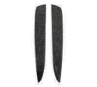 Car Interior Car Rear Seat Armrest Sticker Decal Carbon Fiber Trim Cover for Chevrolet for Camaro 2010 2011 2012 2013 2014 2015(Black)