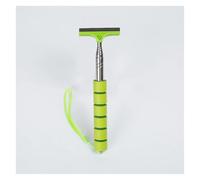 Car Interior Car Rearview Mirror Telescopic Wiper Wiper Wash Window Windshield Rain Cleaning Brush Handheld Scraper Car Trim Strip(Green)