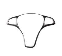 Car Interior Car Steering Wheel Button Frame Trim Cover Carbon Fiber Patterned Silver For Benz For GLA GLC260 C200L(Carbon Fiber)