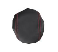 Car Interior Center Console Armrest Box Cover For Ford For Focus 2015-2018 Microfiber Leather Protect Cover Lightweight(A Black-red line)