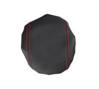 Car Interior Center Console Armrest Box Cover For Ford For Focus 2015-2018 Microfiber Leather Protect Cover Lightweight(A Black-red line)