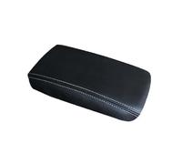 Car Interior Center Console Armrest Box Cover Microfiber Leather Protection Pad Accessories For Civic 11th 2022(Black titanium line)