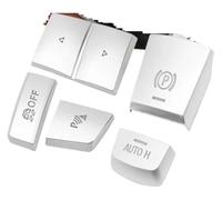 Car Interior Center Console For BM&W 5 6 7 Series F10 GT F07 F06 F12 F13 X3 F25 X4 F26 Silver Handbrake Gear Shift Panel Side Switch P Button