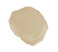 Car Interior Center Console Lid Armrest Box Cover Trim Soft Leather Armrest Cover For VW For Passat B6 2005 2006 2007 2008 2009(Beige)