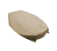 Car Interior Center Console Lid Armrest Box Protective Cover Trim For Prius 30 2009 2010-2015 Leather Pad All Season Use(Beige)