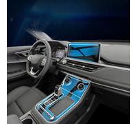 Car interior Center console transparent Paint protective film Anti scratch sticker LCD scree For CAOA Chery TIGGO 8 Max Drive 2024 2023,B-transparent