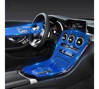 Car Interior Center Console Transparent TPU Protective Film Anti-Scratch Refit, for Mercedes Benz Class-C W205 C260 C300 2020-2022