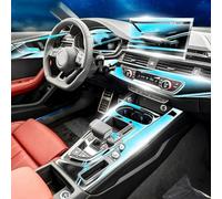 Car Interior Center Console Transparent TPU Protective Film Anti-Scratch Repair Accessories Refit，for A4 B9 2022 2023 Interior Decoration