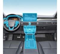 Car Interior Center Console Transparent TPU Protective Film Anti-Scratch Repair Film Accessories PPF, for Lincoln Adventurer 2022